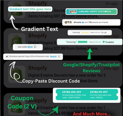 140+ Shopify Liquid Codes + AI Prompt— Editable Snippets & AI Copywriter